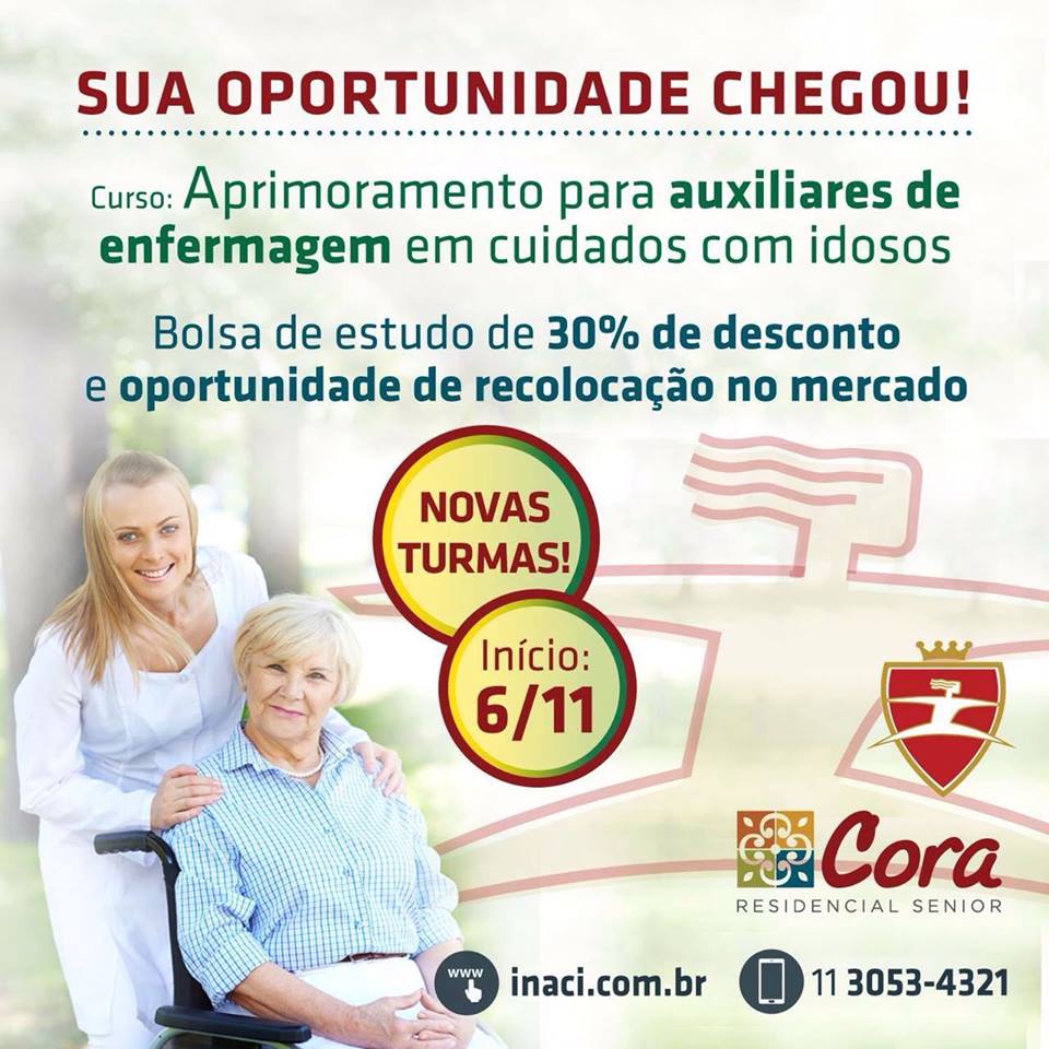 Aprimoramento para Auxiliares de Enfermagem em cuidados com idosos