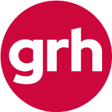 Logo Gestão e RH vermelho